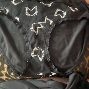 New Torrid Black Panties with Skeleton Design sz 1x